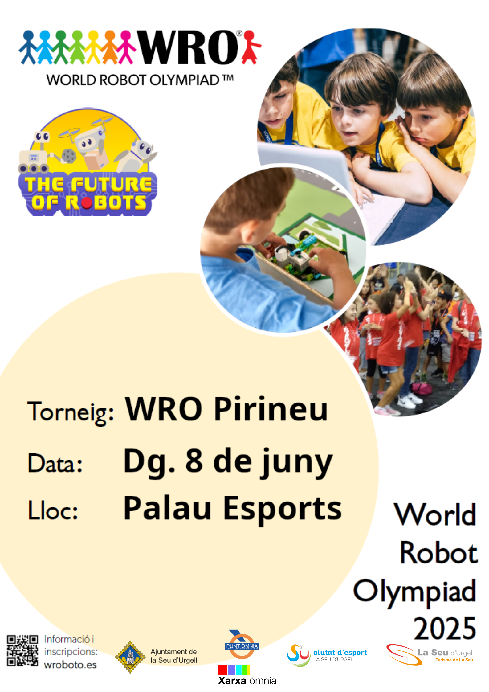 Cartell del torneig local de la World Robot Olympiad 2025