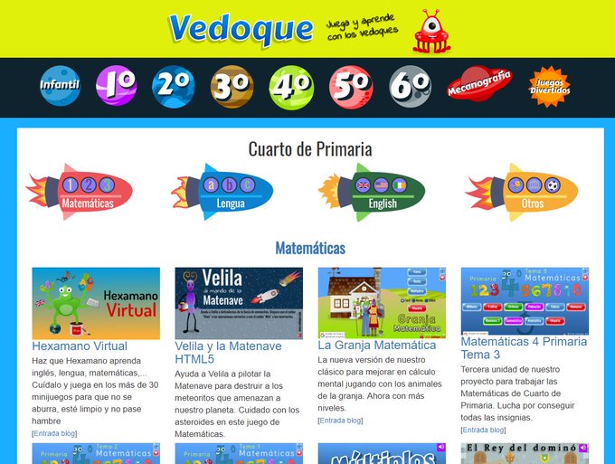 Captura de pantalla de Vedoque