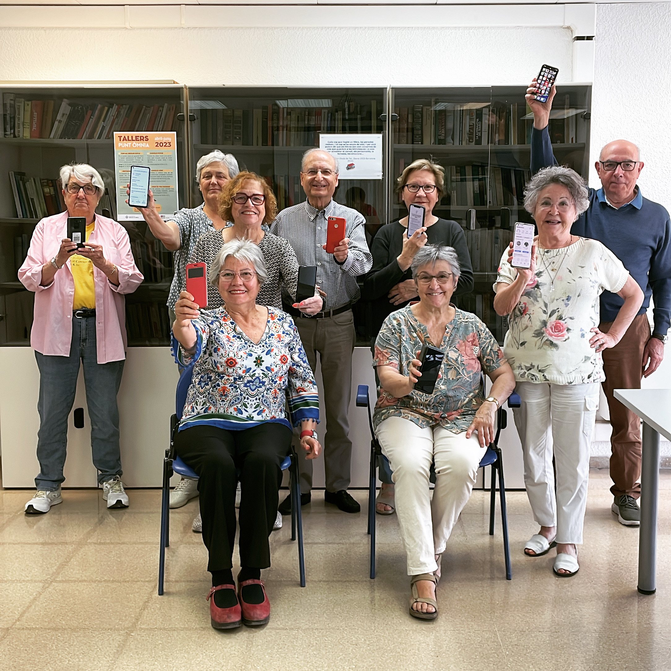 Imatge d'un grup de participants del punt Òmnia Vilanova