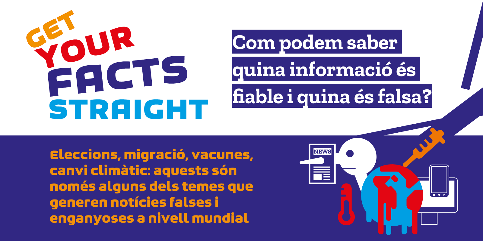 Cartell de la formació sobre 'fake news'
