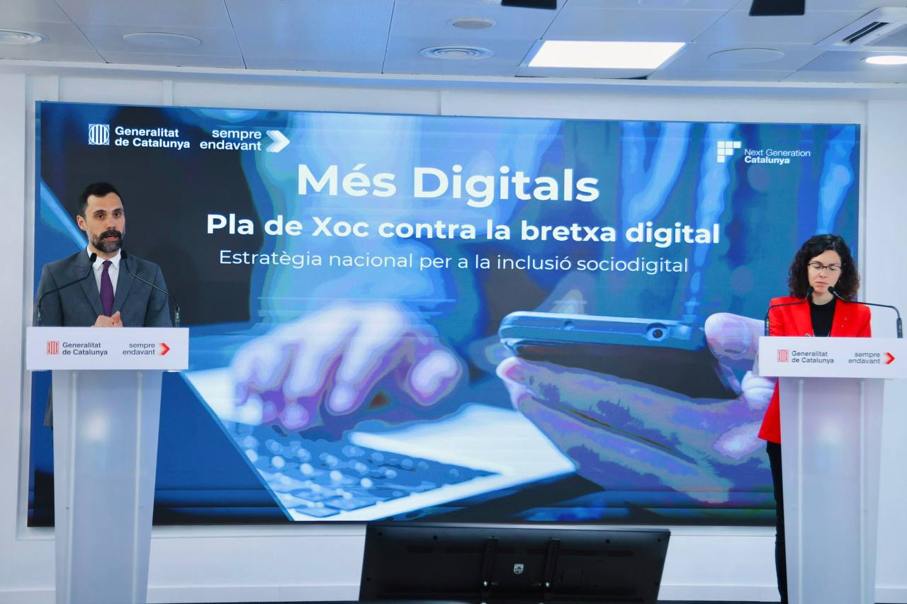 El Govern impulsa el pla de xoc contra la bretxa digital