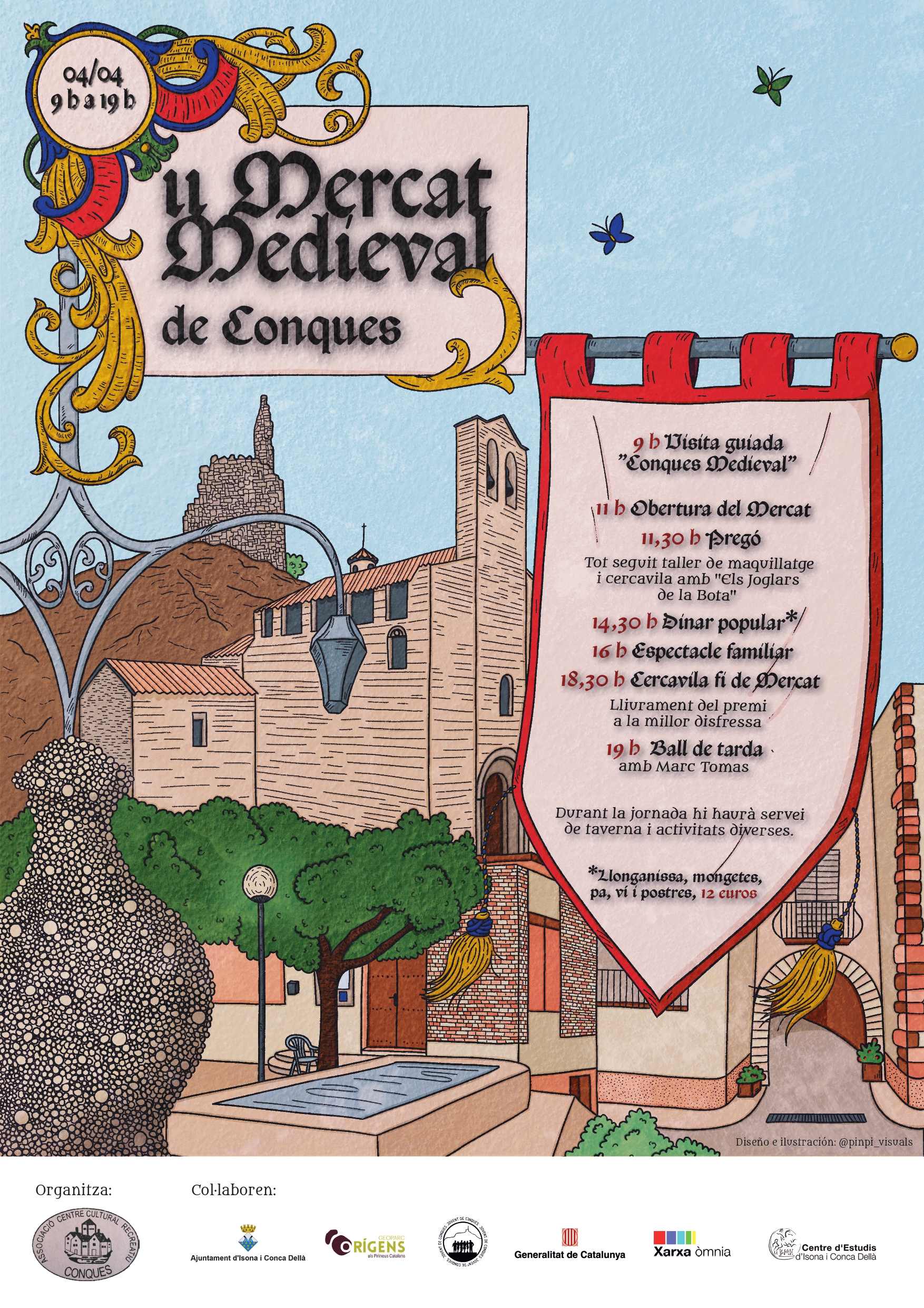 Cartell Mercat Medieval Conques