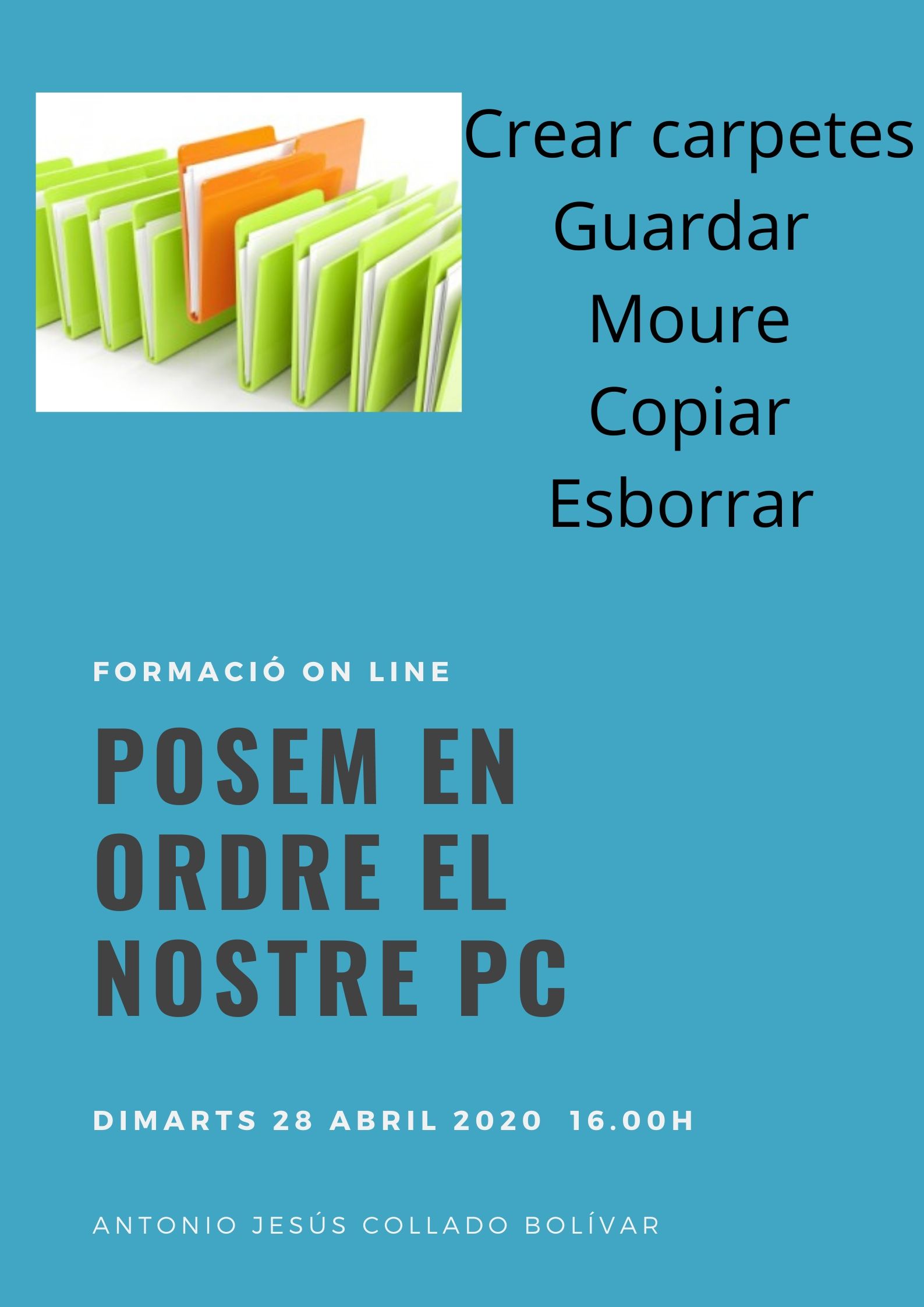 Cartell: Posem en ordre el nostre PC