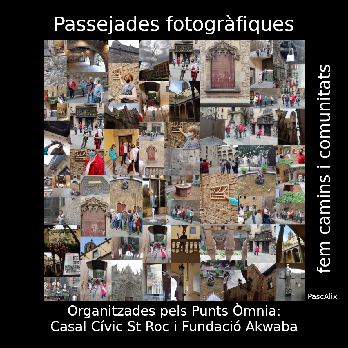 Passejades fotogràfiques comunitàries amb PO CC Sant Roc i Fundació Akwaba.