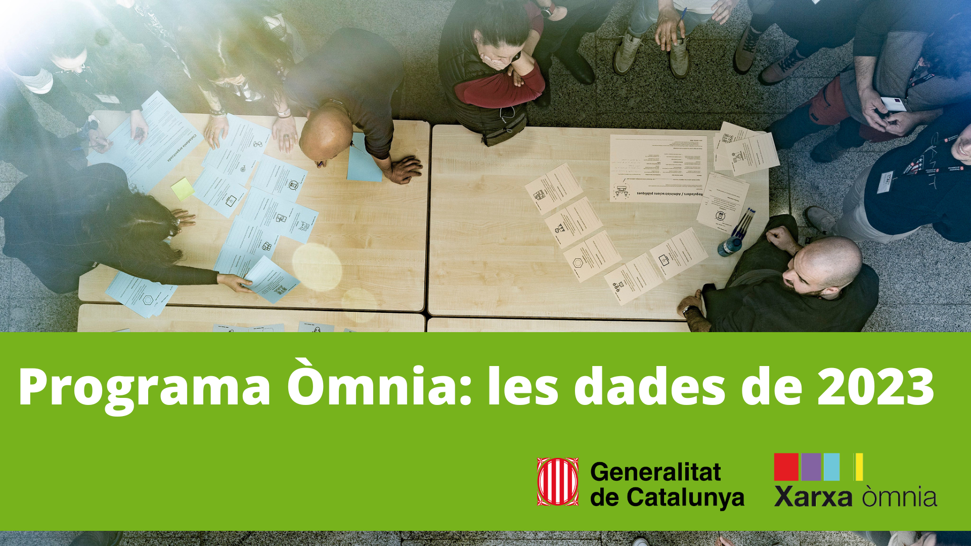 Xarxa Òmnia: el 2023 en dades