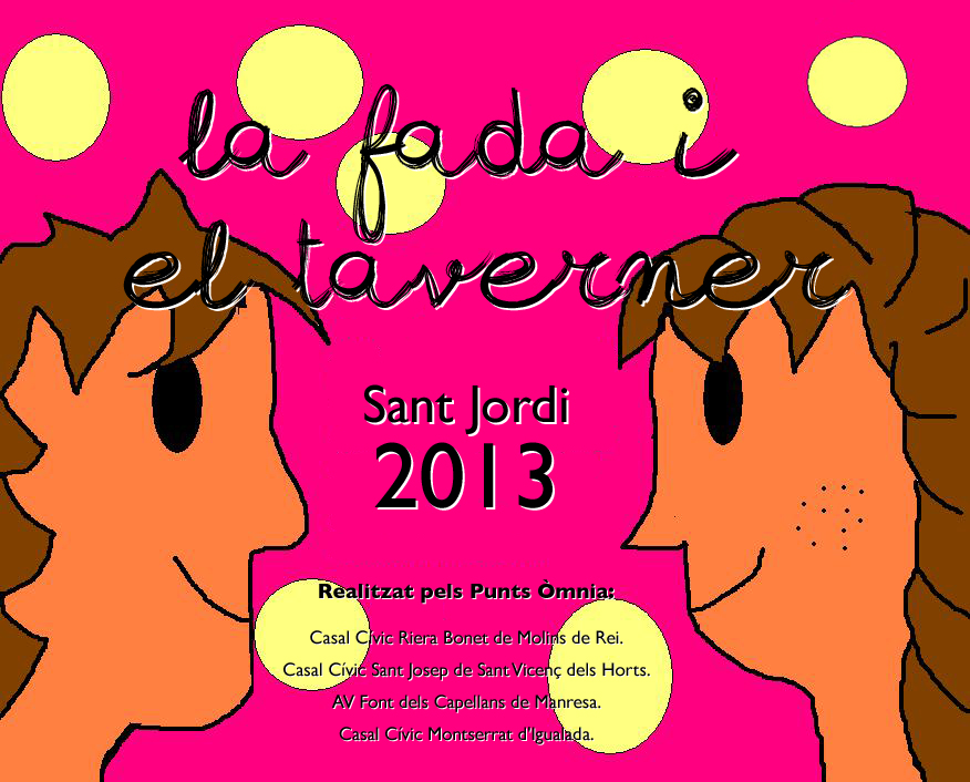 imatge cartell "La fada i el taverner"  Sant Jordi 2013