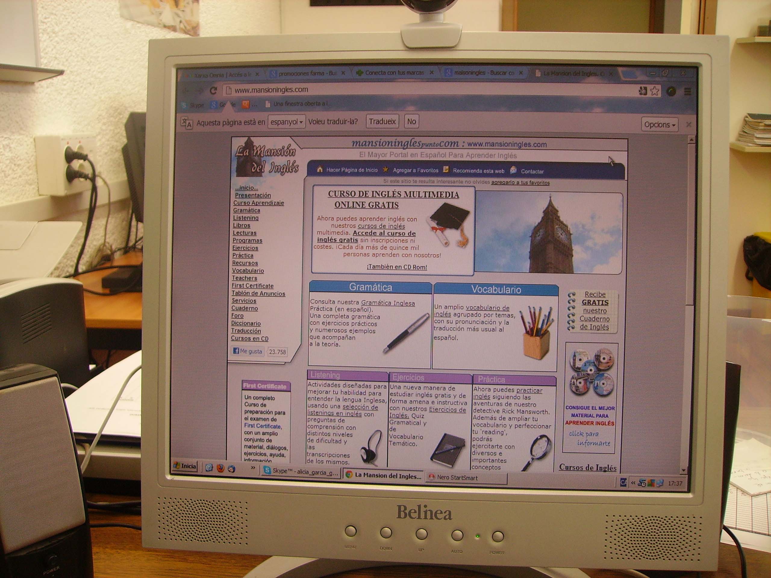 imatge de la pantalla d'un ordinador
