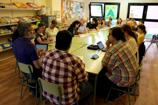 foto jornada formació comunitària,  29/05/2015 al Casal Cívic Lleida 