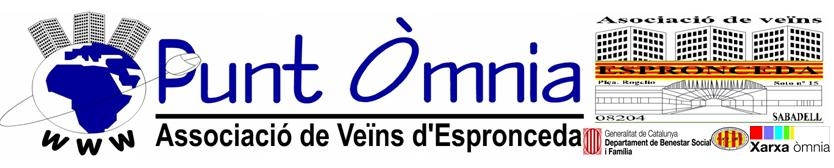 Logotips del Punt Òmnia Espronceda