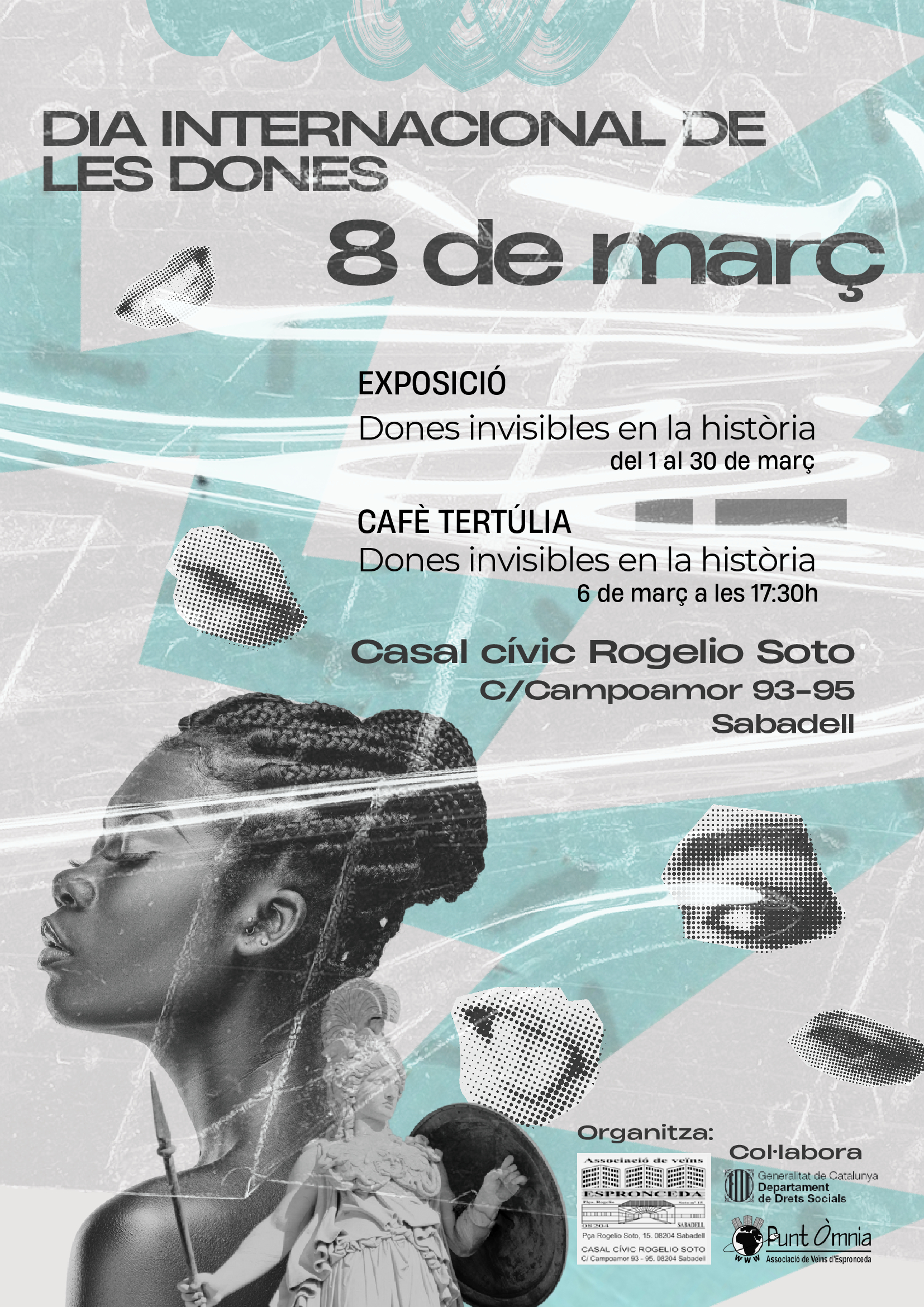 #8MÒmnia: el Punt Òmnia Espronceda organitza l'exposició "Dones Invisibles en l'història"