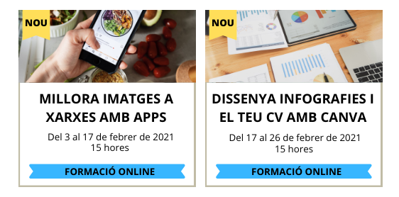 Cursos d'edició d'imatges al Punt Òmnia Cal Molins