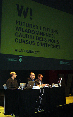 Imatge de la inauguració de l'edició 2011-12 dels cursos de la xarxa XPLAI
