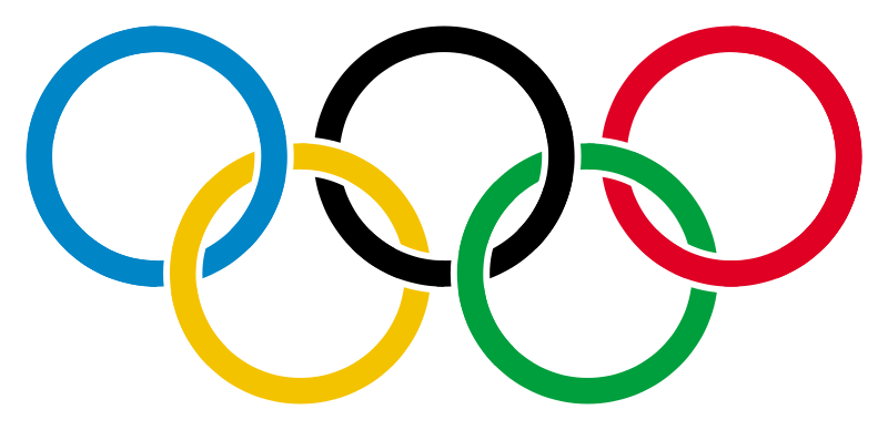 Logotip amb les anelles olímpiques