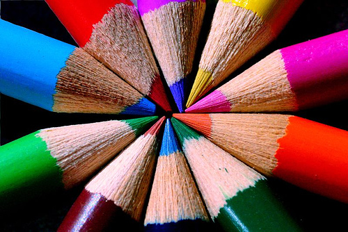 foto puntes de llapiços de colors