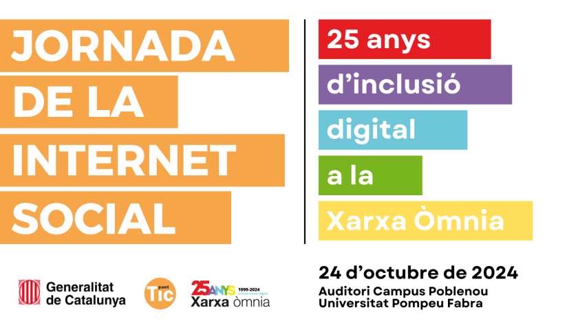 Reserva la data per la ‘Jornada de la Internet Social: 25 anys d’inclusió digital a la Xarxa Òmnia’